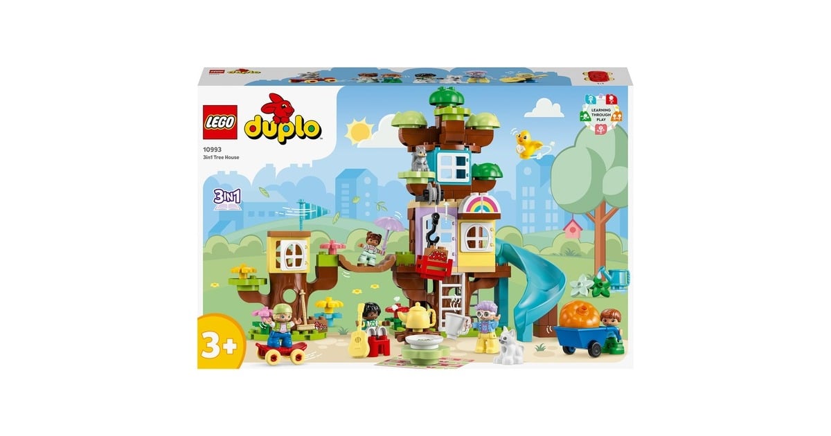 LEGODUPLO - 3in1 Boomhut Constructiespeelgoed  (10993)