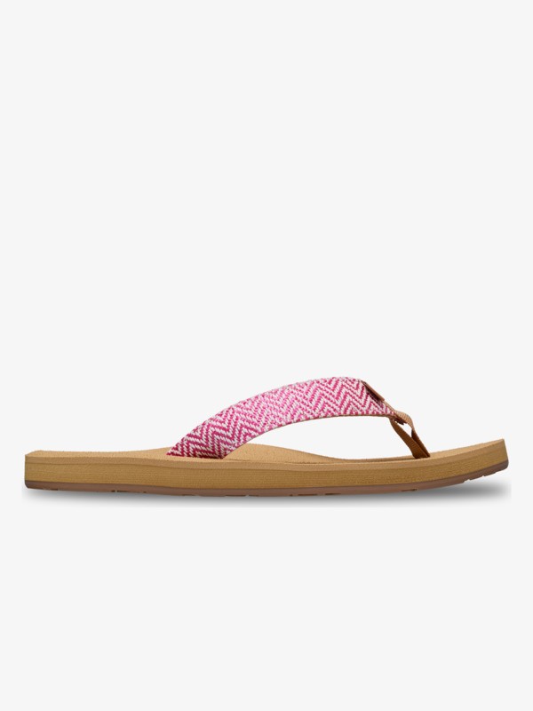 Porto Raffia Sandales Rouge Femme