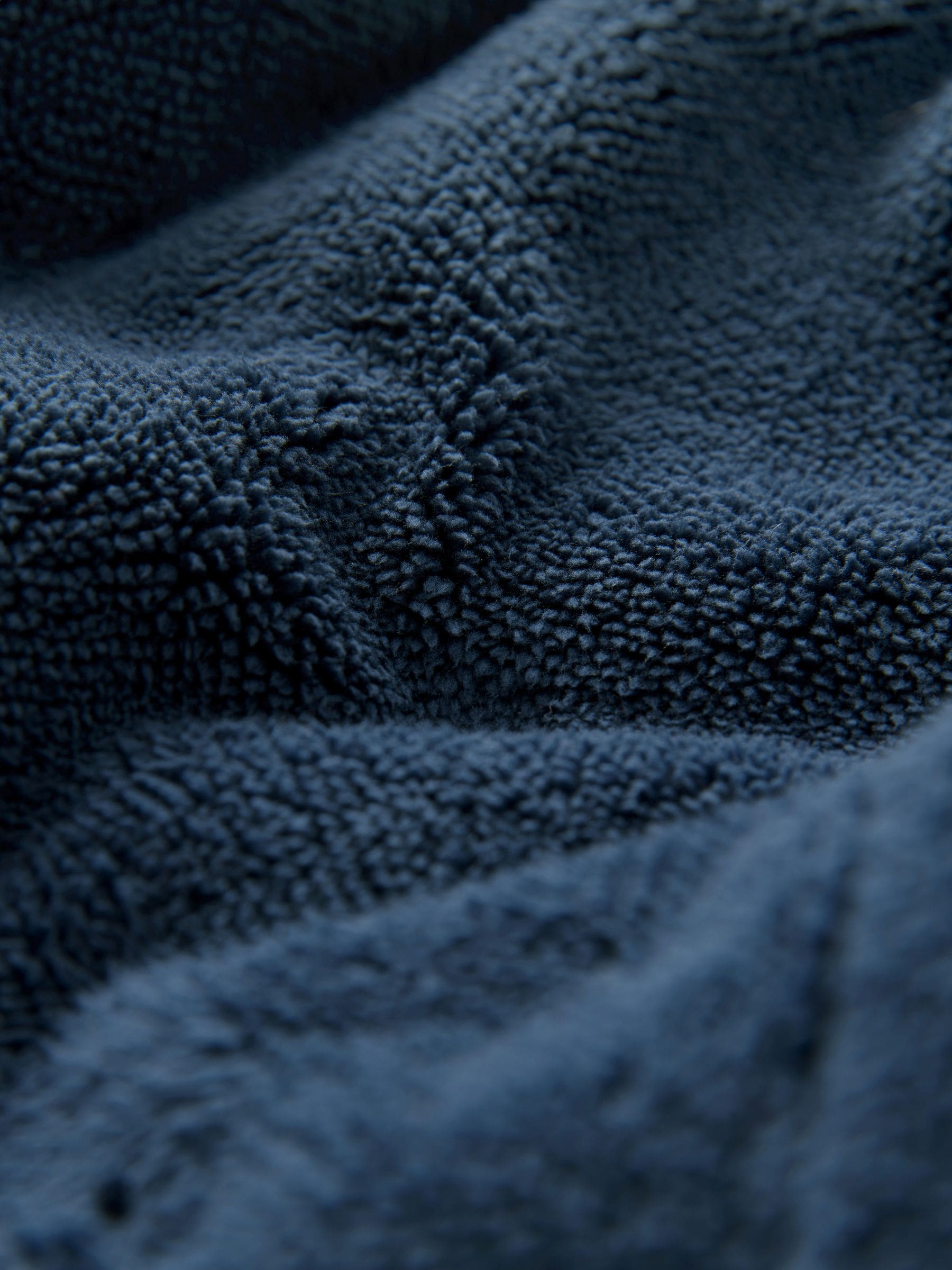Donkerblauw - Fleece badjas (1,5-16jr)