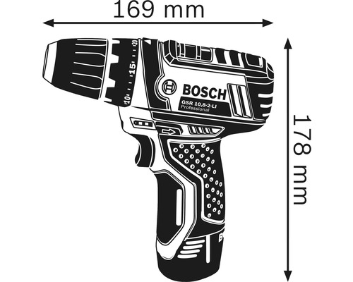Accuboormachine GSR 12V-15, zonder accu en lader