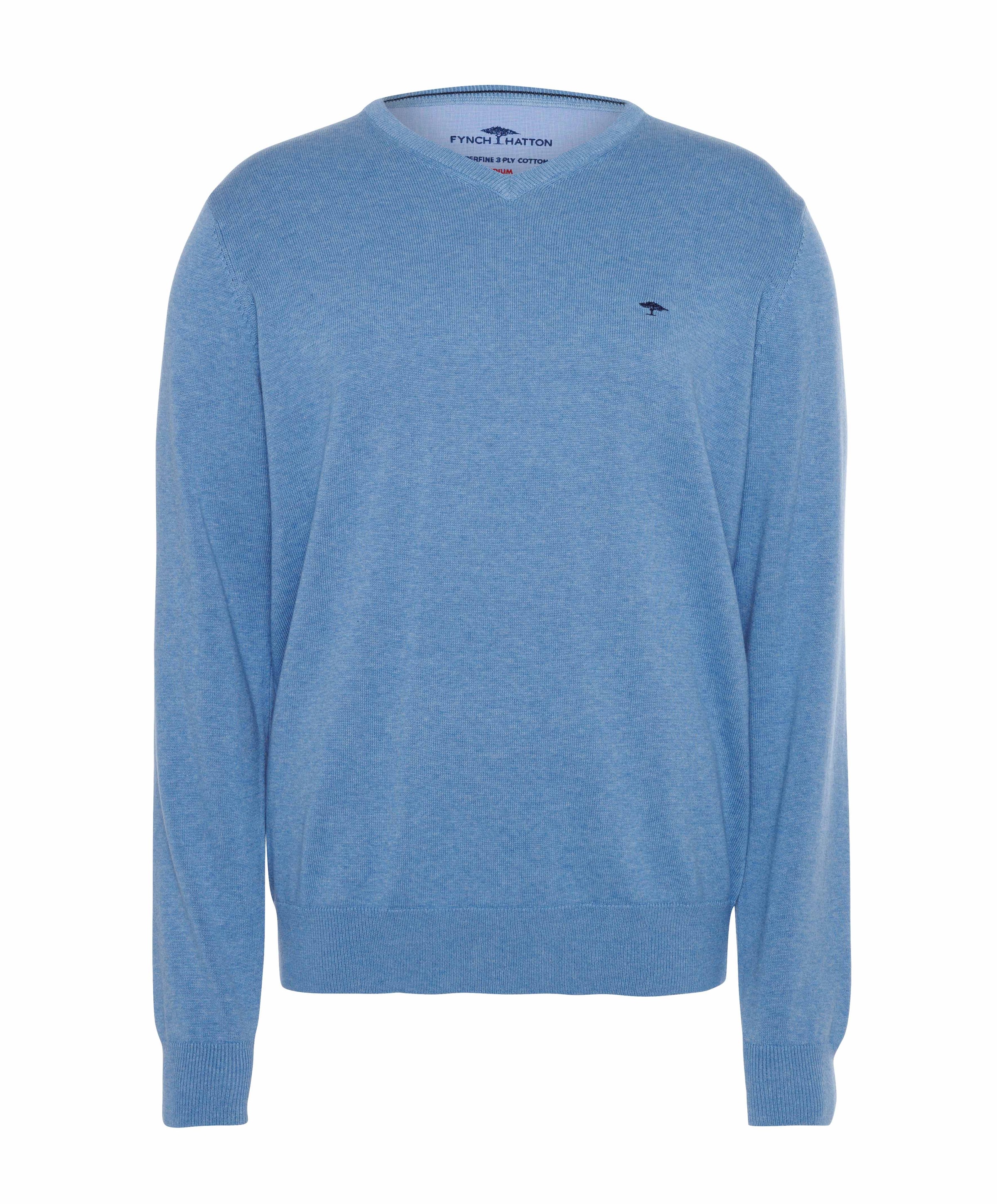 Fynch-Hatton Heren trui blauw