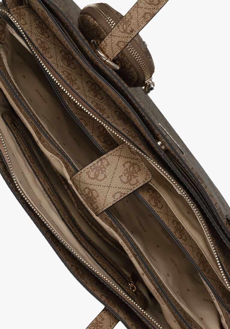 GUESS bruine guess schoudertas power play tech tote