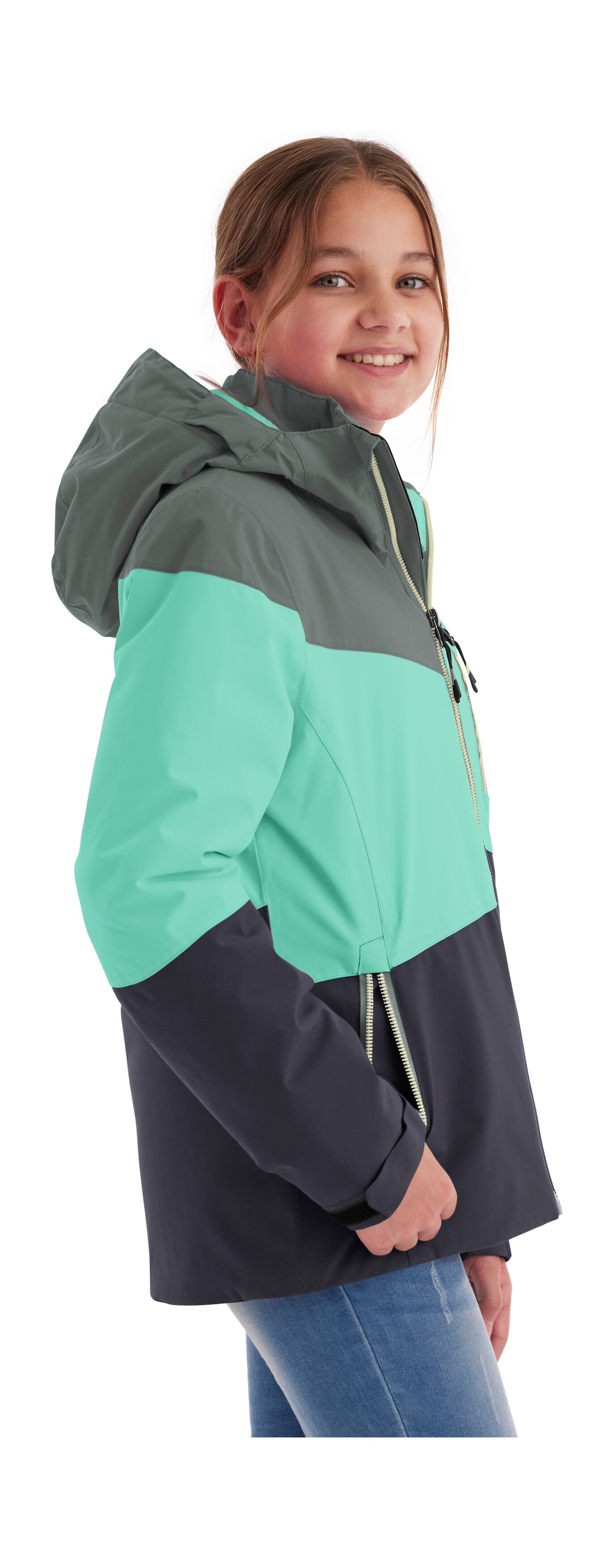 Killtec Outdoorjacke »KOW 170 GRLS JCKT« Funktionsjacke mit Kapuze und Schneefang, wasserdicht