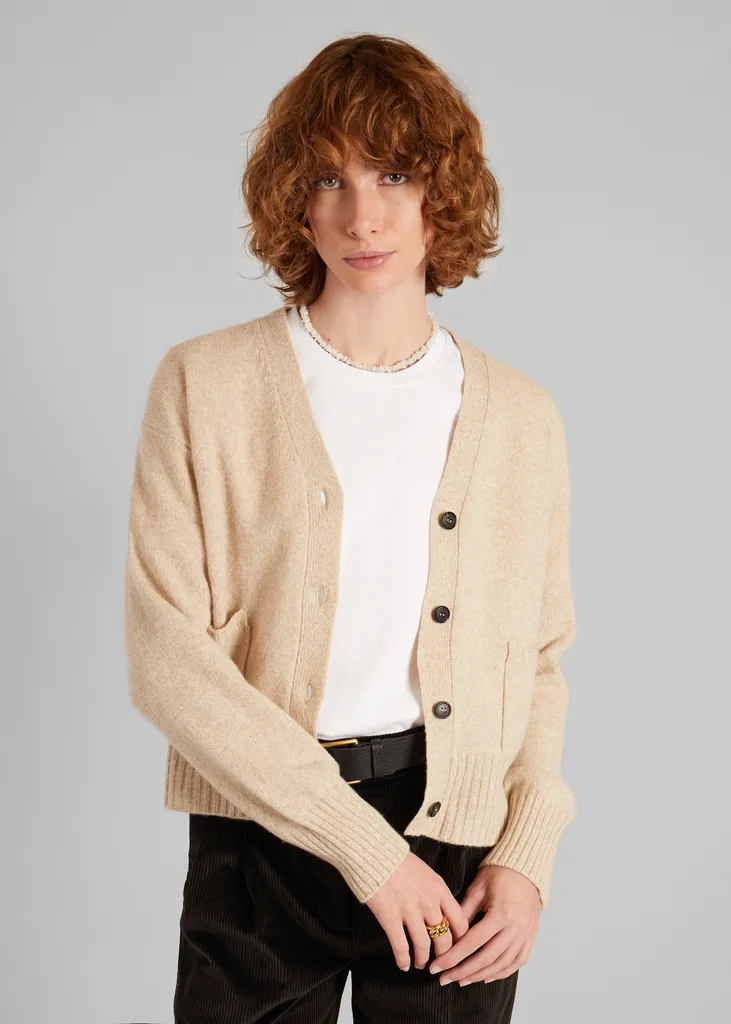 Cardigan boutonné en laine L'Exception Paris