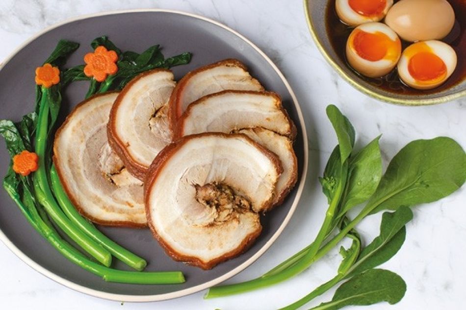 Japanse chashu: gestoofd varkensvlees (チャーシュー)