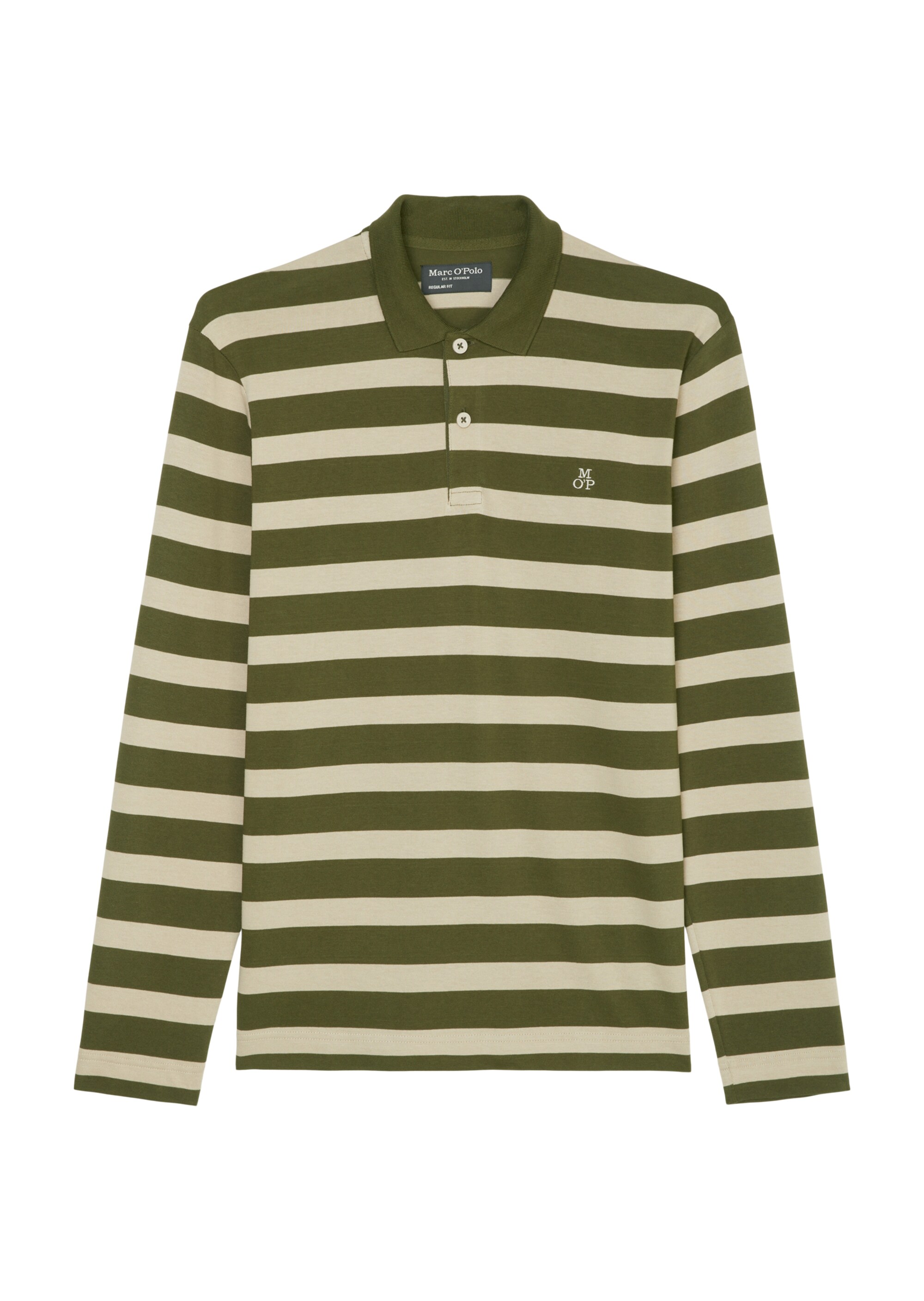 DfC Poloshirt Jersey regular mit garngefärbtem Streifenmuster
