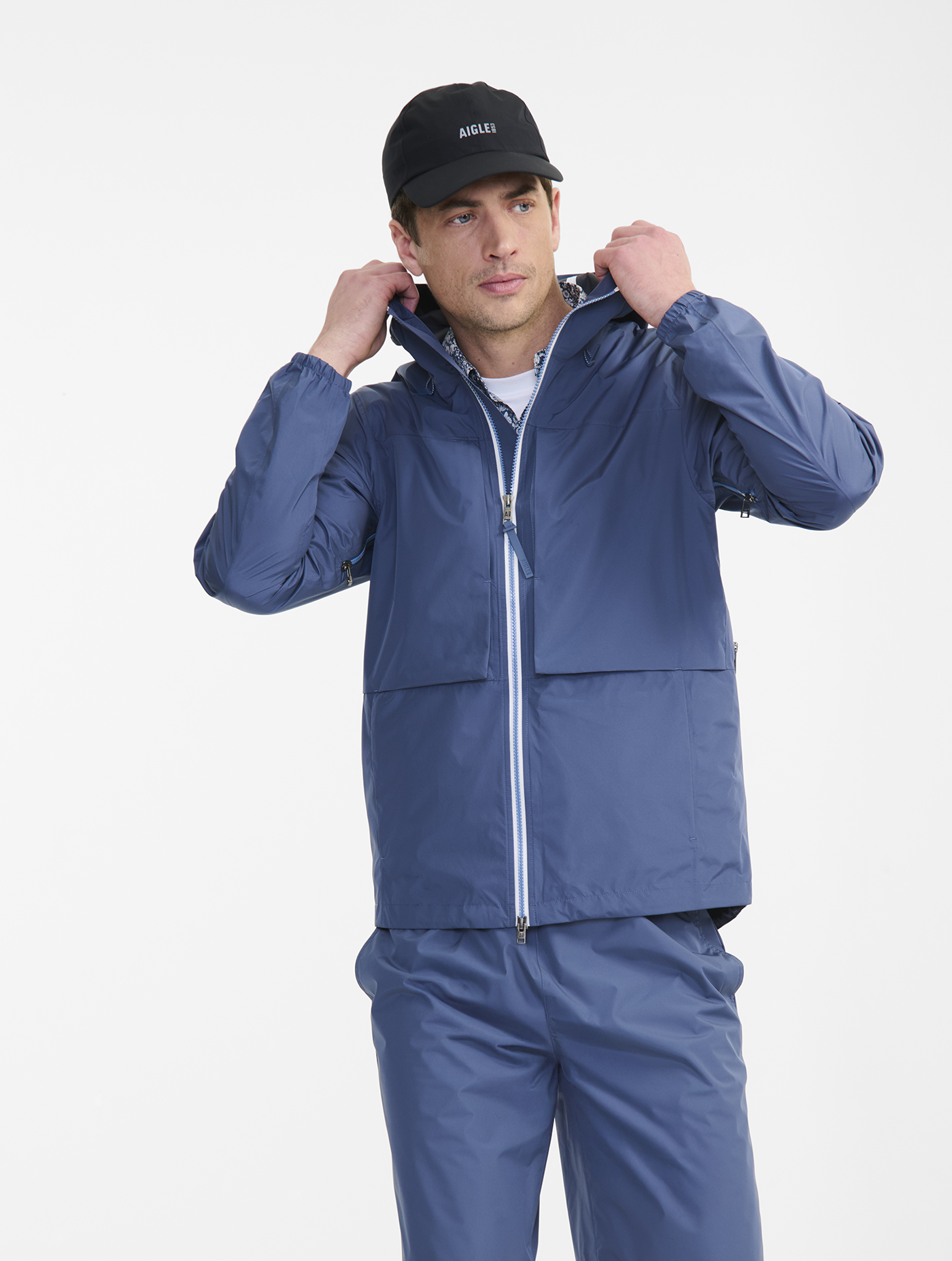 Rainpack Pro 80 : Imperméable mixte coupe-vent MTD, multi-poches et à ouverture latérale MARAIS
