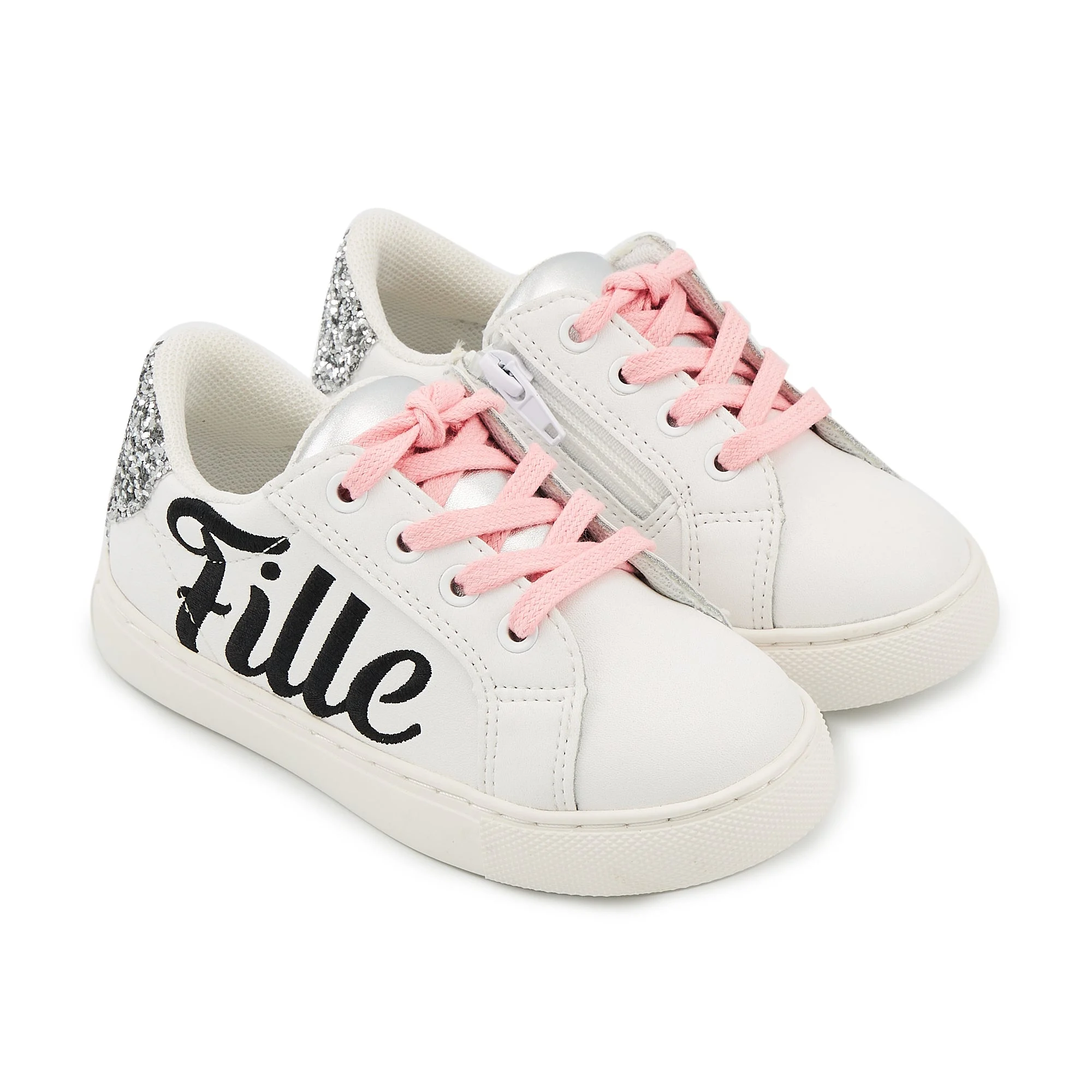 MINI SIMONE FILLE À PAPA - Sneakers en cuir | Blanc