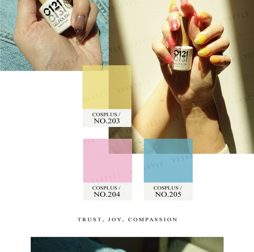 Cosplus - 0121 Nagelgellak Bright Collection 205 Blauw