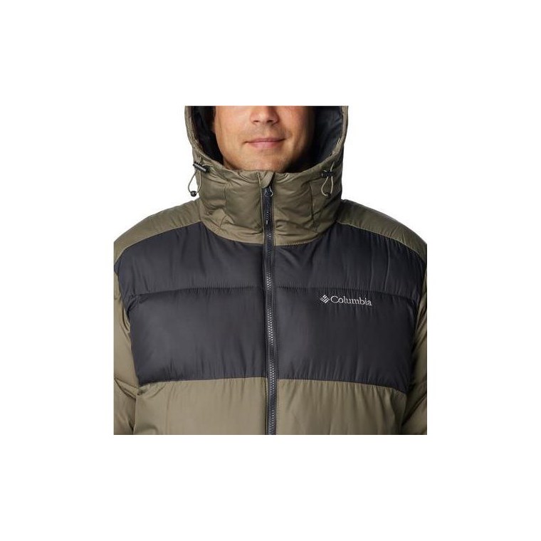 Columbia Pike Lake Ii HoodedJacket Stone Green / Shark