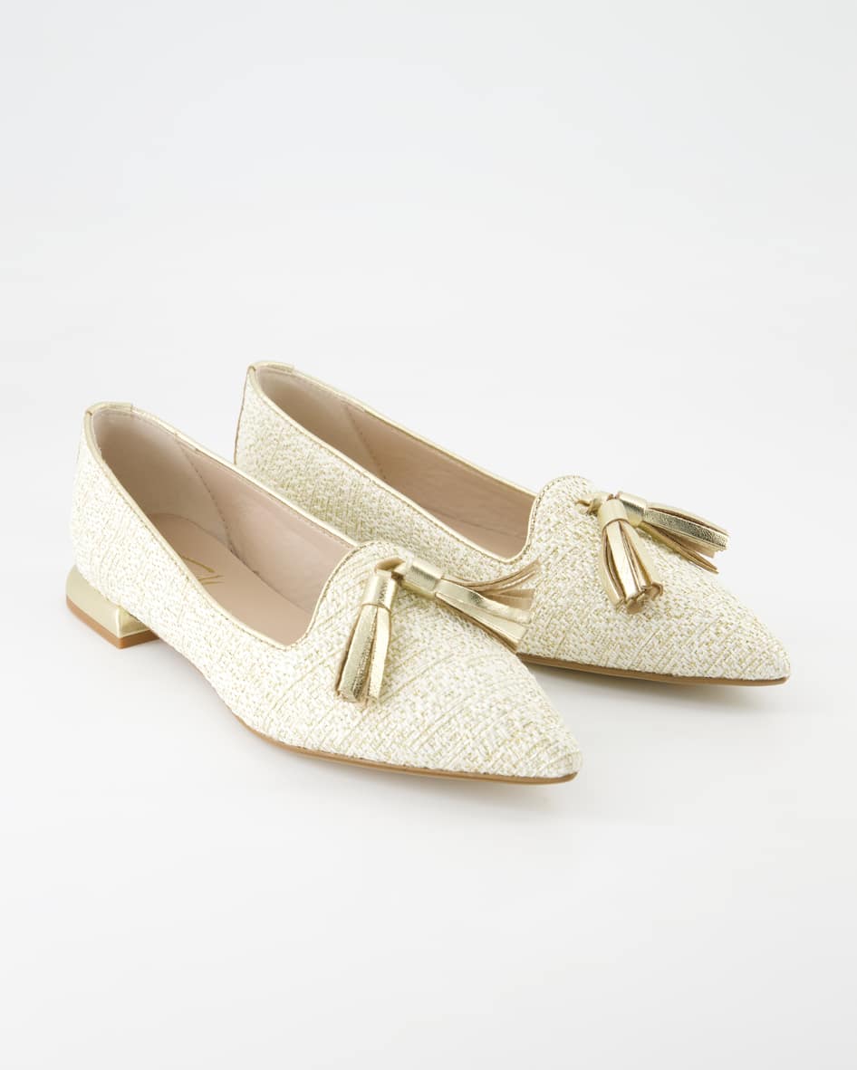 Terry Pisa Ballerinas in Beige