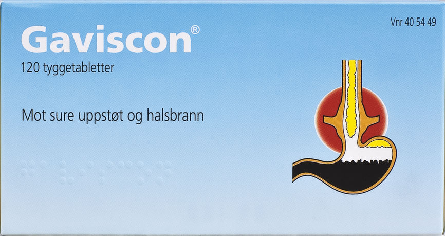 Gaviscon tyggetabletter
