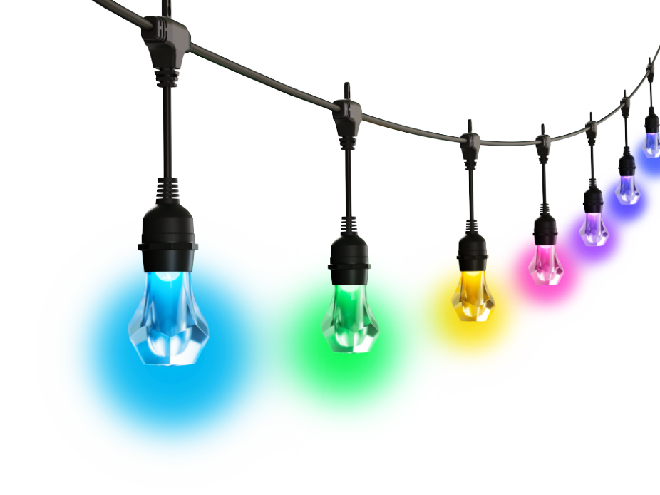 Nanoleaf - Essentials Matter Smart Multifarvet Udendørs Snorelys Startpakke 15m