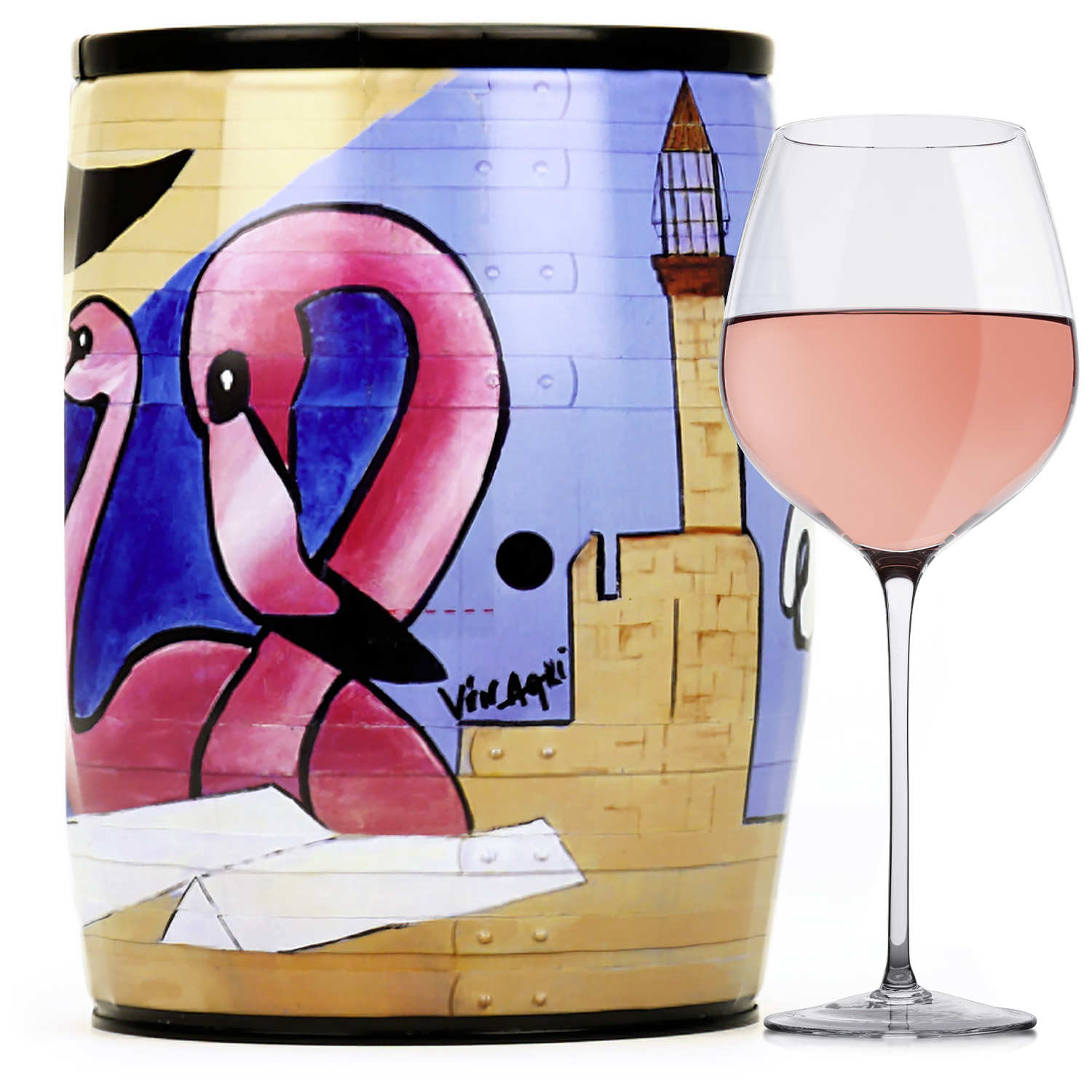 Bib'Art Aniko vin rosé Le Benjamin de Puech Haut