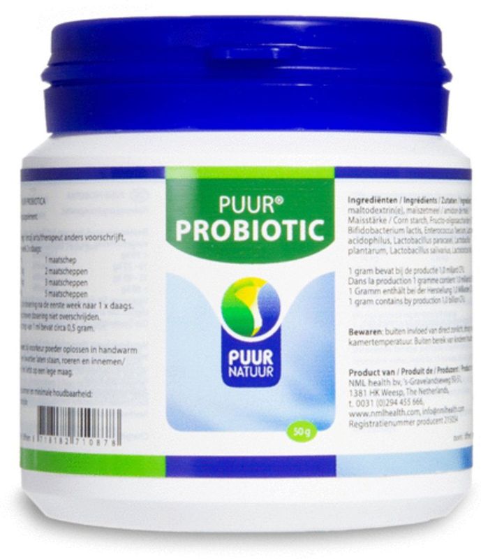 Puur Natuur Voedingssupplement Puur Probiotica - 50 gr