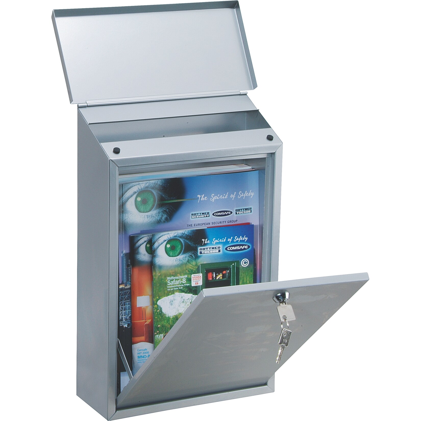 Rottner Parma Briefkasten silber