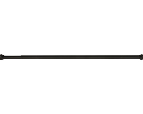 Spirella Crete douchegordijnstang 75-125 cm mat zwart