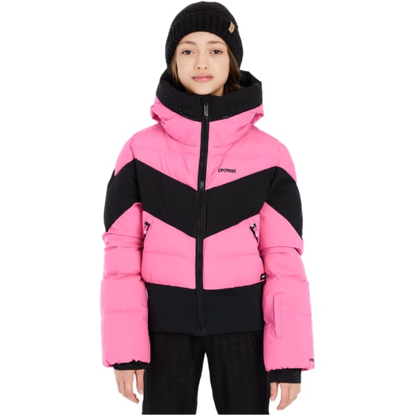 Veste de ski PROTEST PRTMILOU JR SNOWJACKET FOXY FOXY PINK