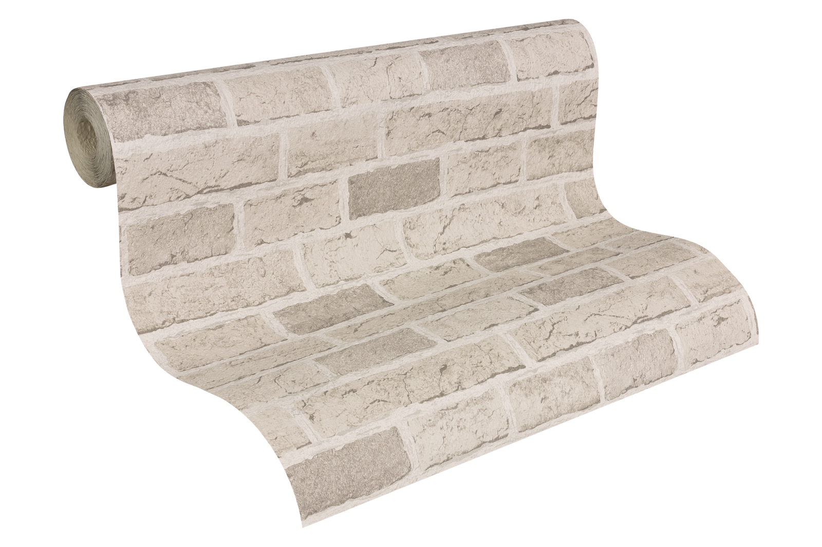 Papiertapete DEKORA NATUR 6 - Mauer - beige-creme - 10 Meter