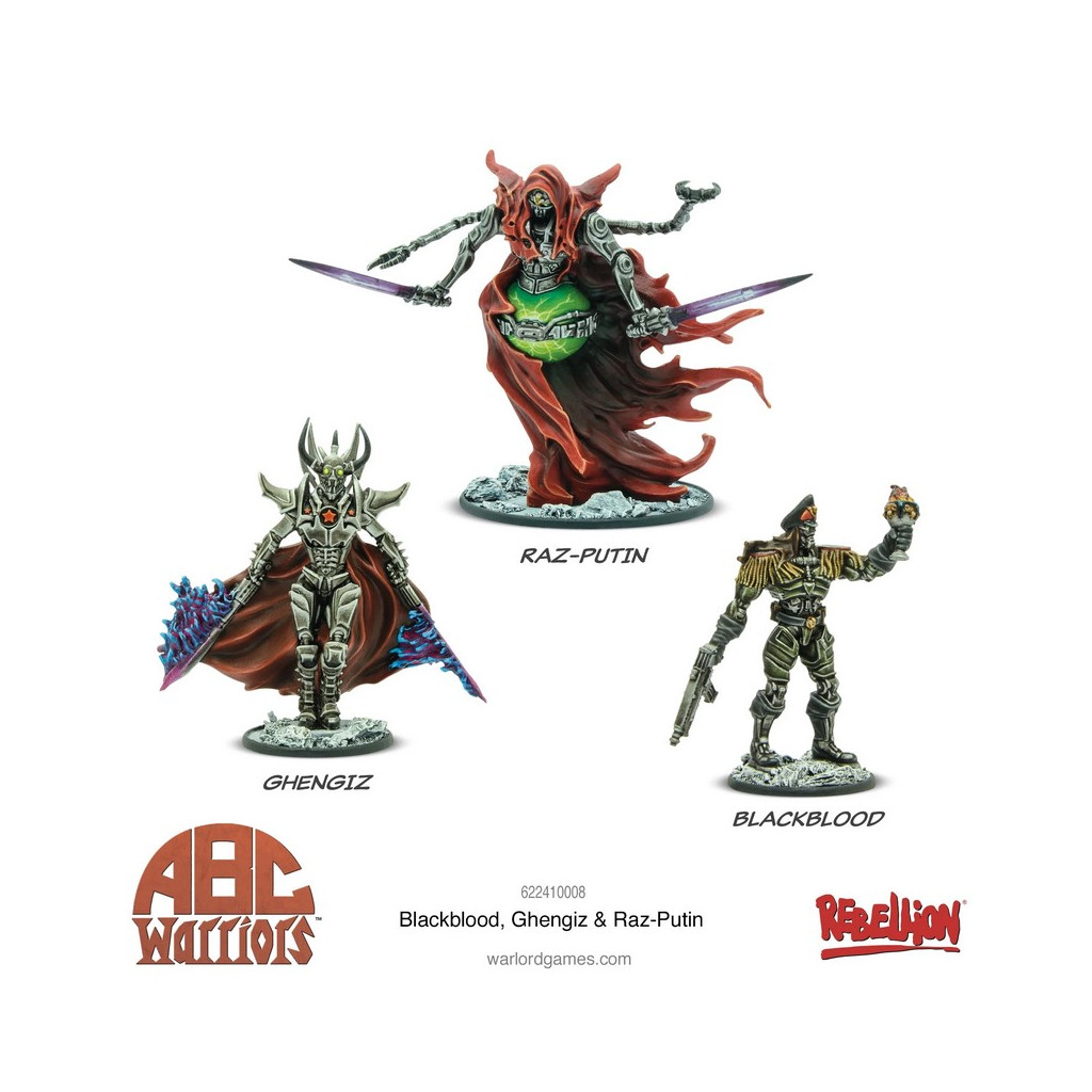 ABC Warriors - Blackblood, Ghengiz & Raz-putin