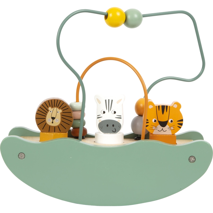 small foot® Motorikschleife mit Wippe „Safari“