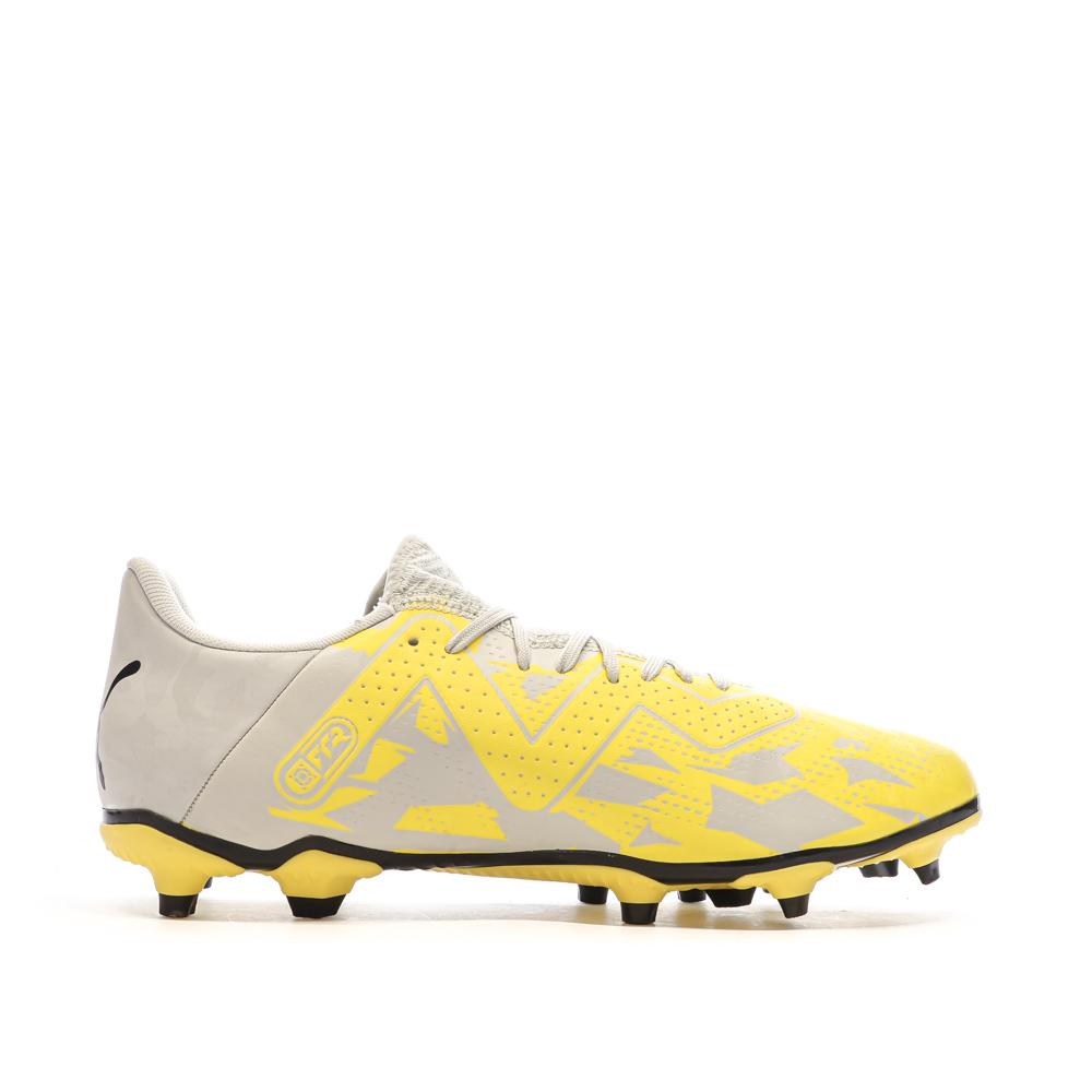 Puma Chaussures Football Blanc/Jaune Homme Future Play