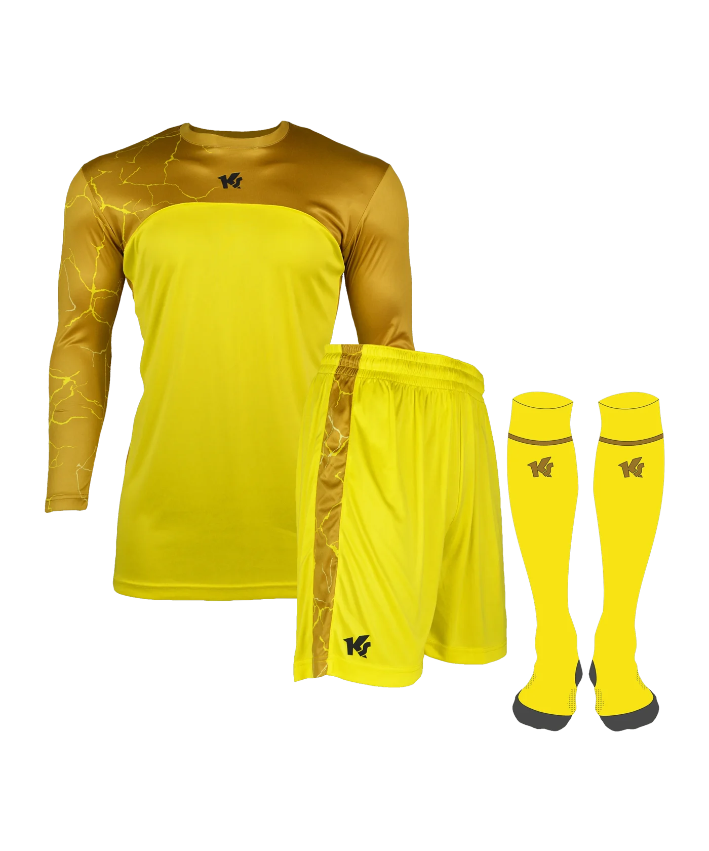 KEEPERsport GKSix Torwarttrikot Set Gelb F908