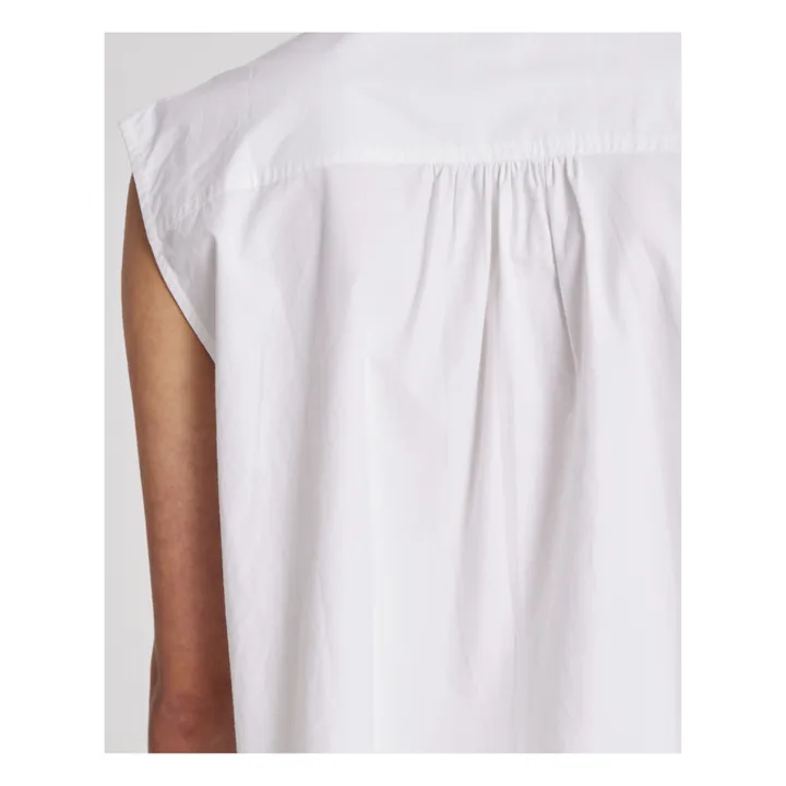 GAI+LISVA Top Elisa Popeline de Coton Bio | Blanc
