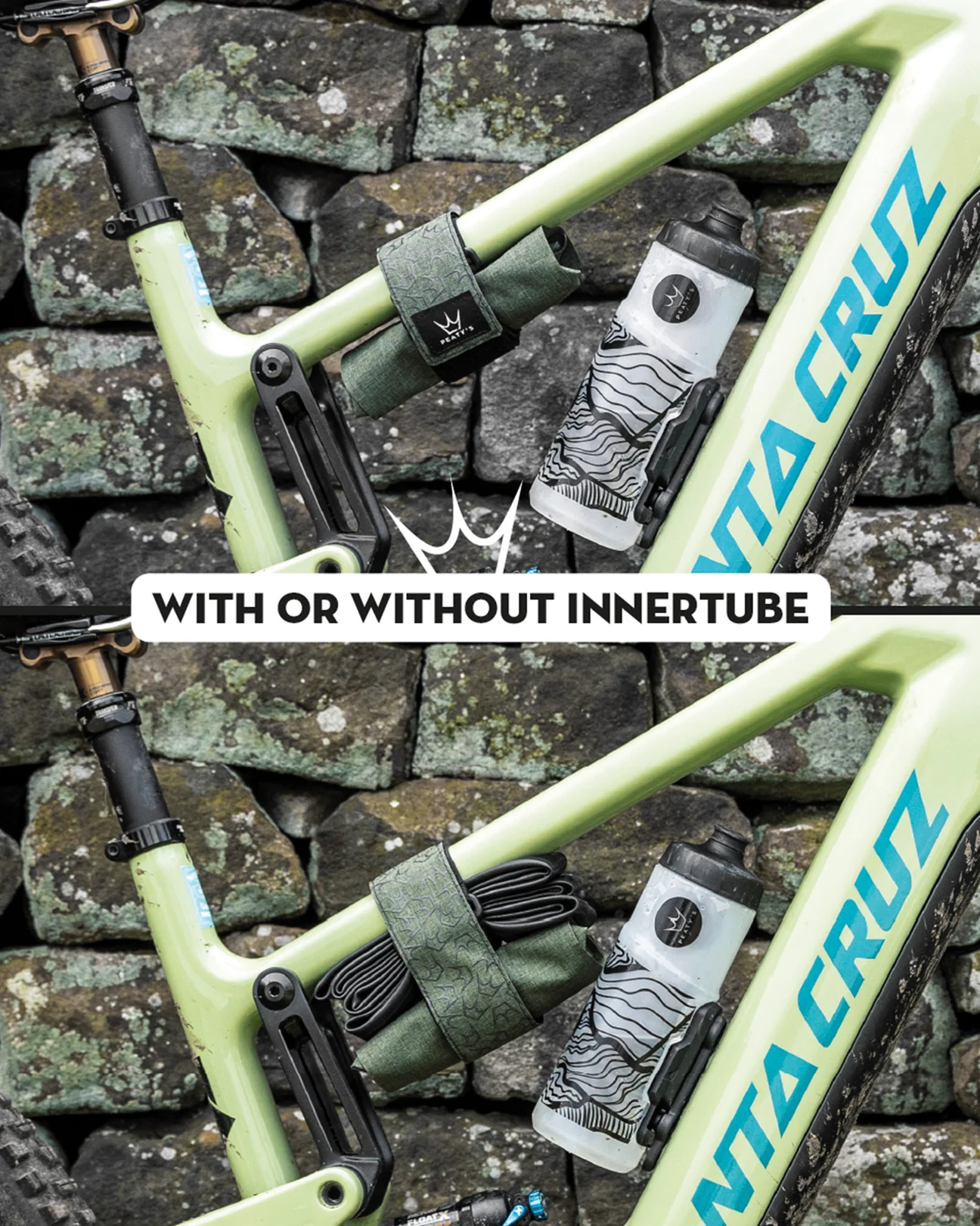 Peatys Holdfast Trail Tool Wrap Moss Green