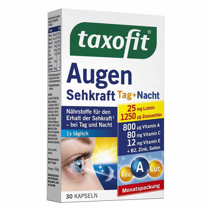 Taxofit Augen Sehkraft Kapseln, 30 St