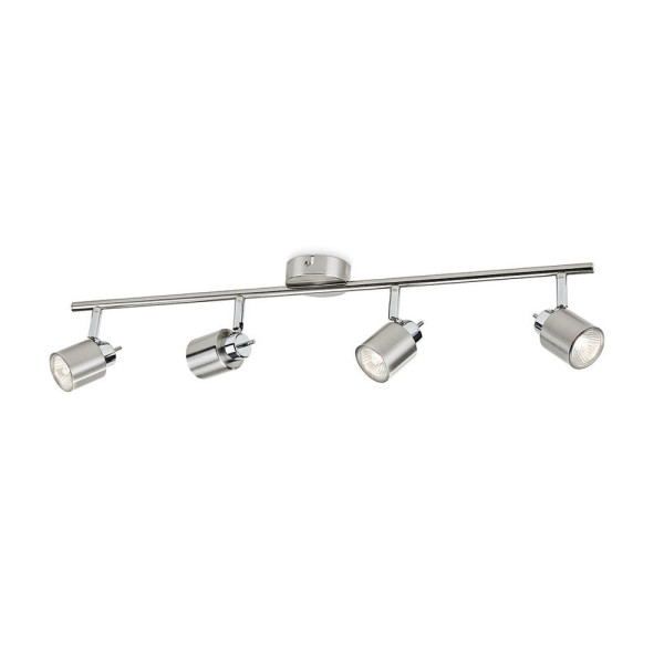 Suspension meranti 15,5 x 10 x 69 cm 4 gu10 métal chrome