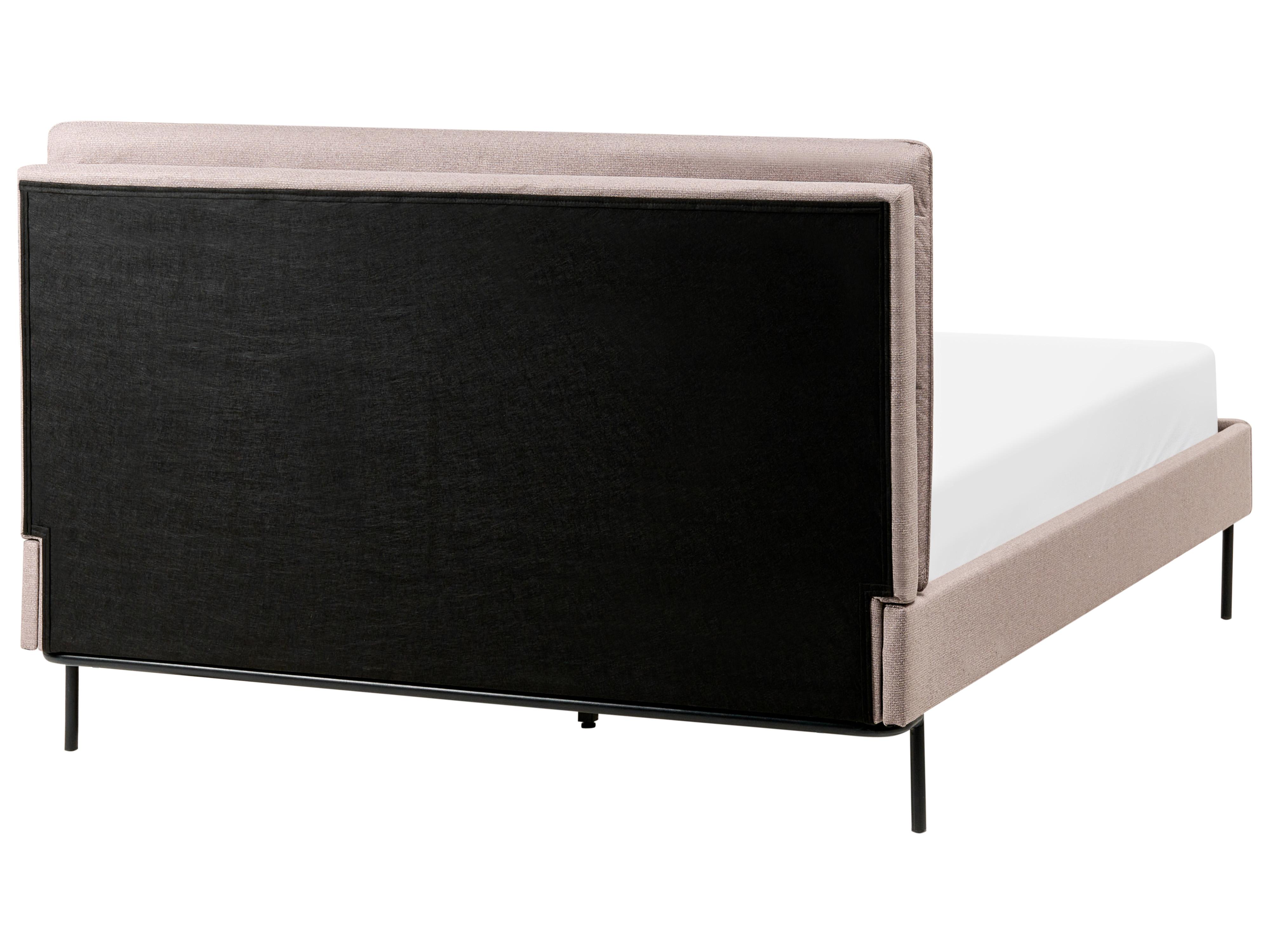 Bed Stof CORIO 140 x 200 cm Taupe