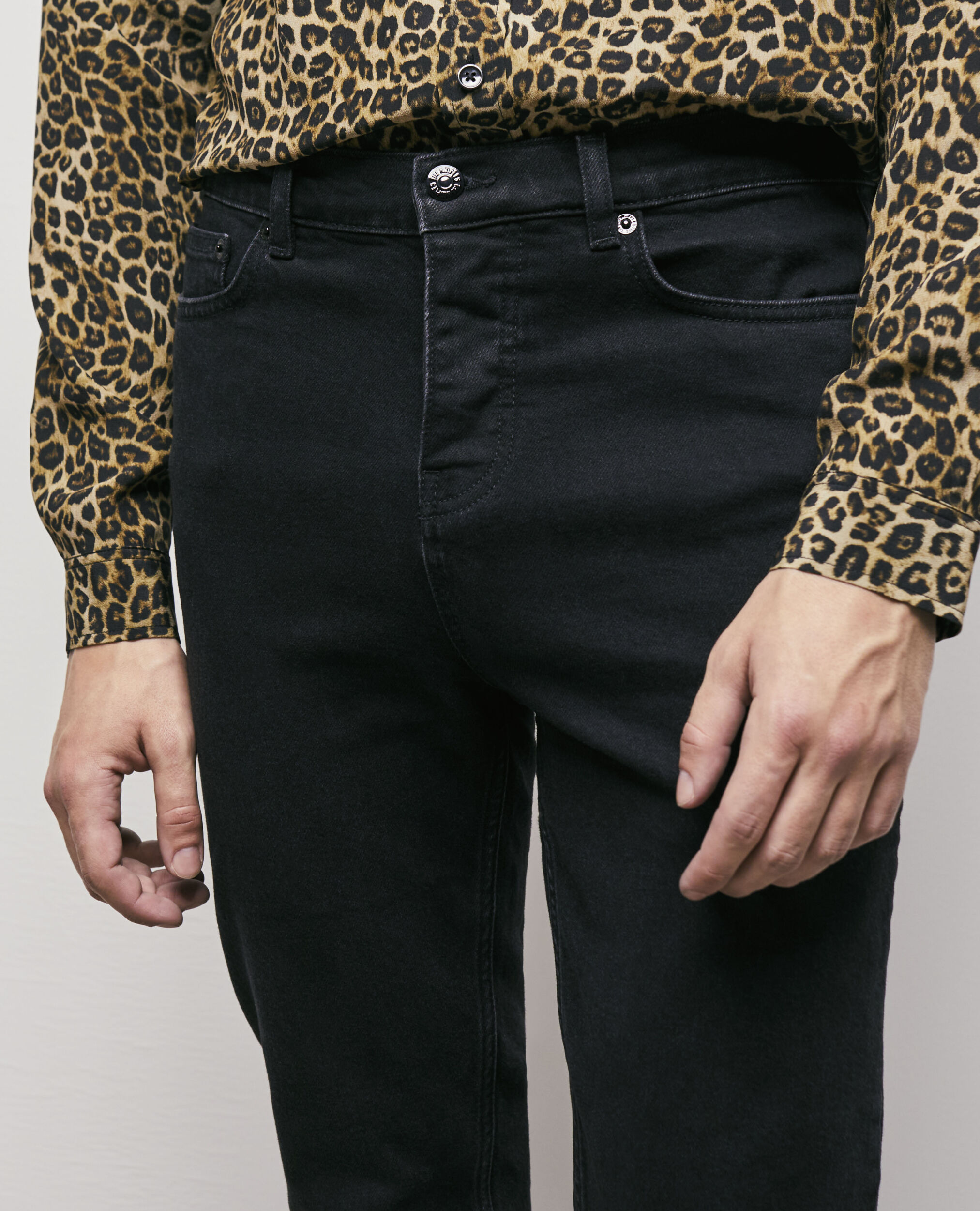 Jean slim noir