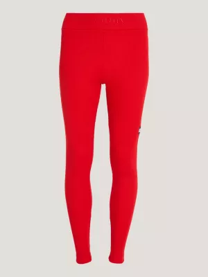 Leggings caneladas essenciais de comprimento total