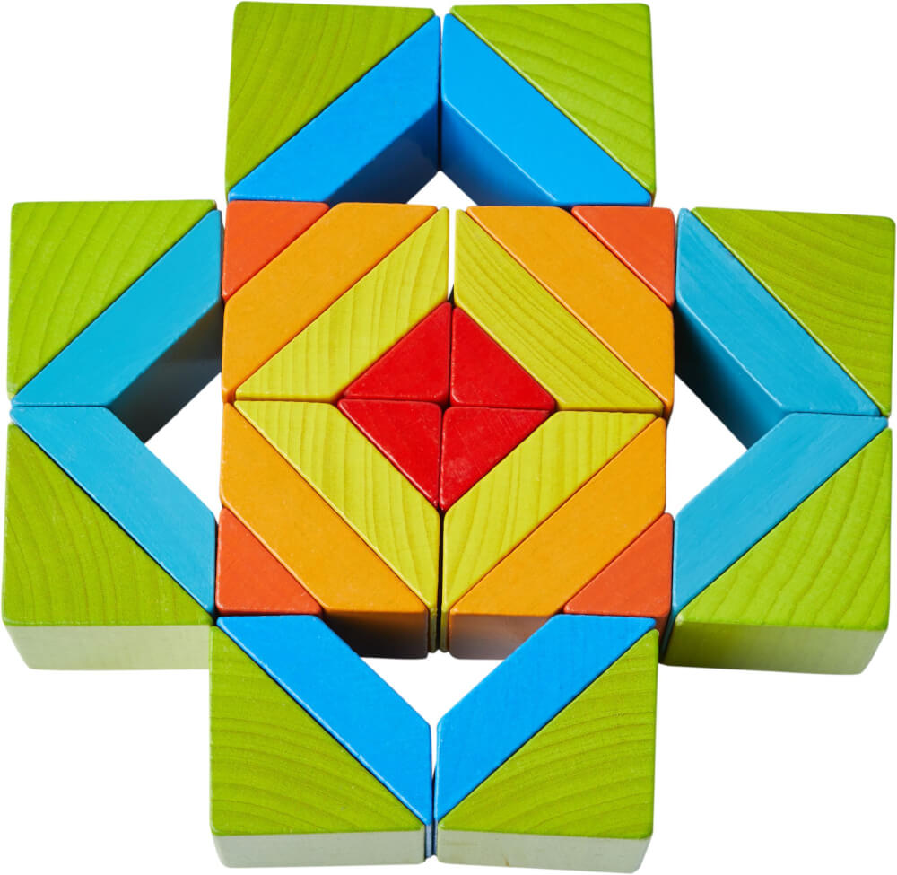 HABA 3D-Legespiel Würfelmosaik