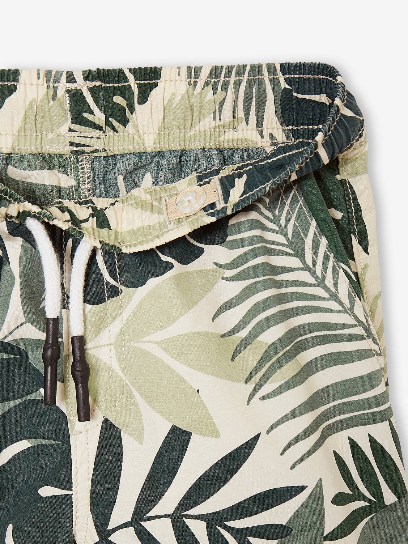 Bermudas com estampa de avelã para meninos