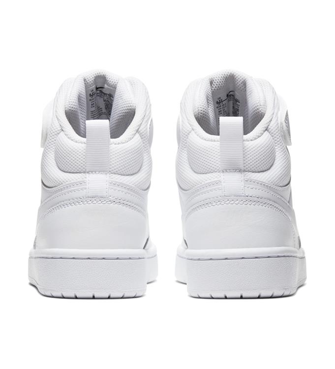 Nike COURT BOROUGH MID 2 (GS) WHITE-WHITE-WHITE