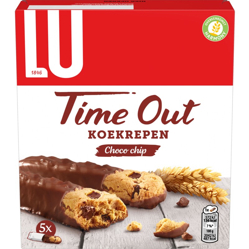 LU Time out koekrepen choco chip