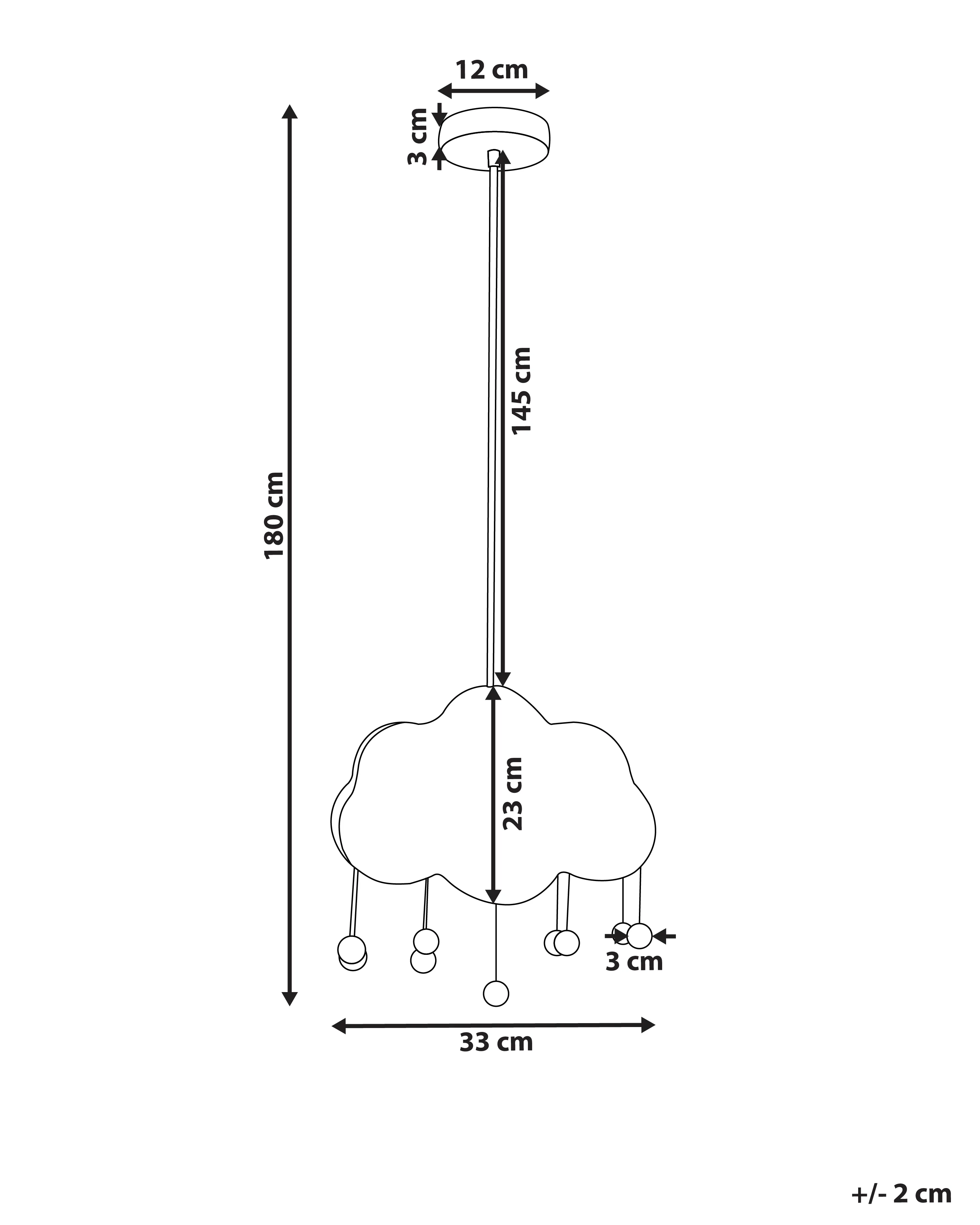 Hanglamp Wolk ONON Rotan Natuurlijk