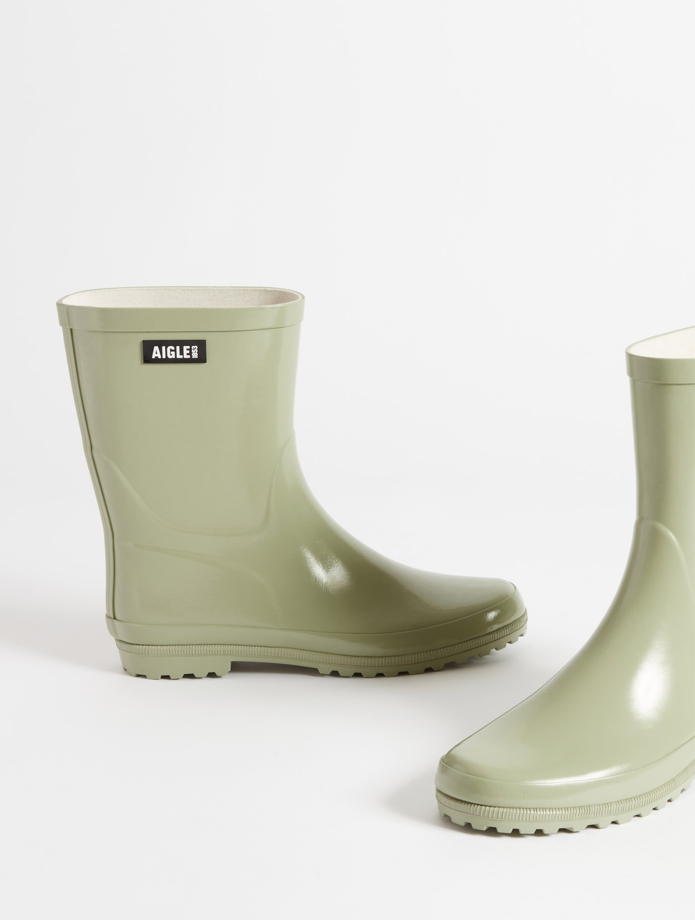 Le bottillon de pluie verni AMANDE