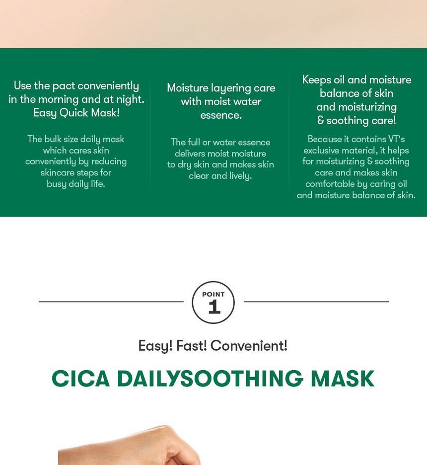 VT - Cica Dagelijks Verzachtend Masker