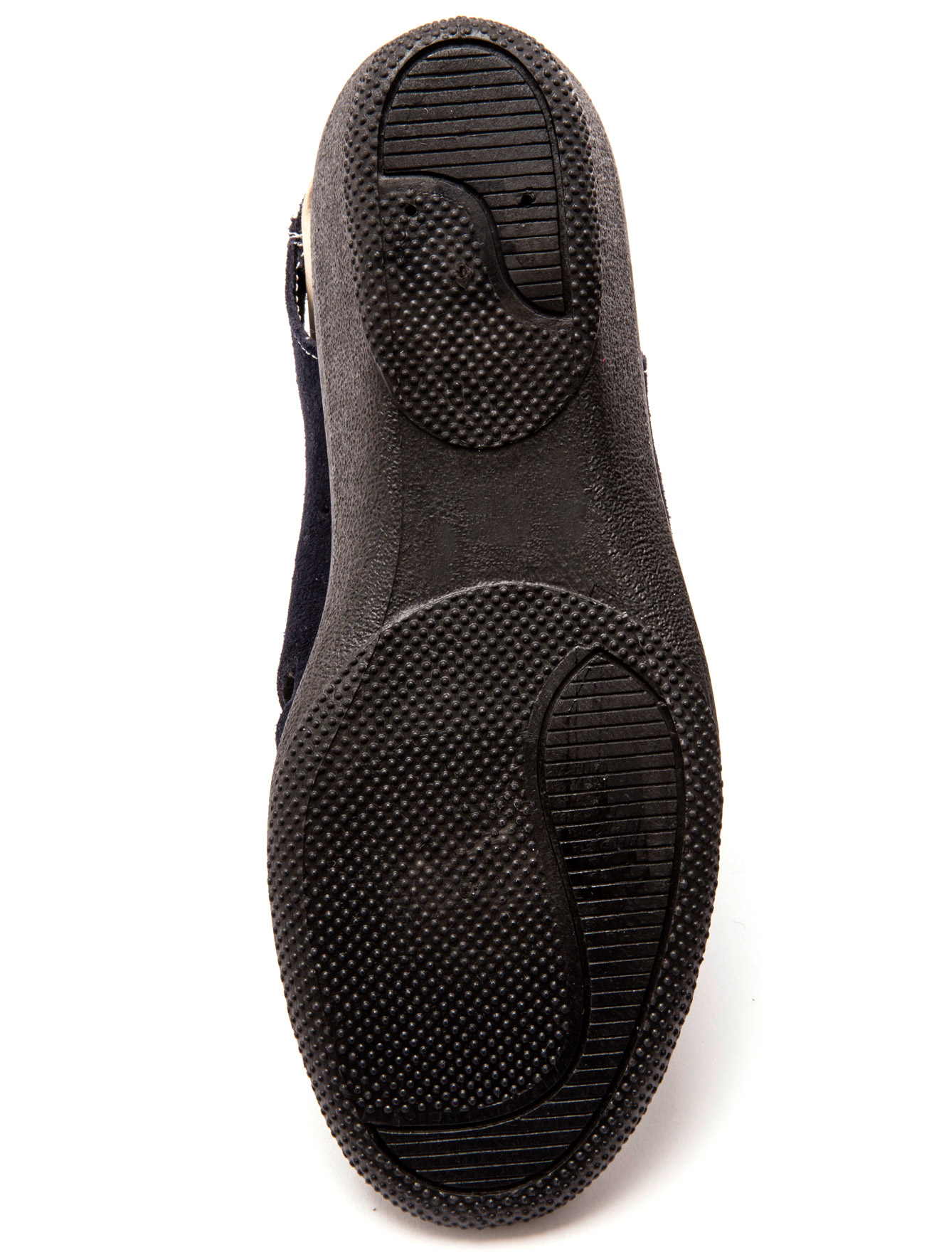 Sandales cuir velours grande largeur