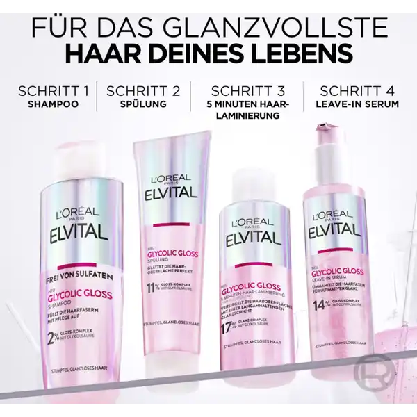 Glycolic Gloss 5 Minuten Haar-Laminierung
