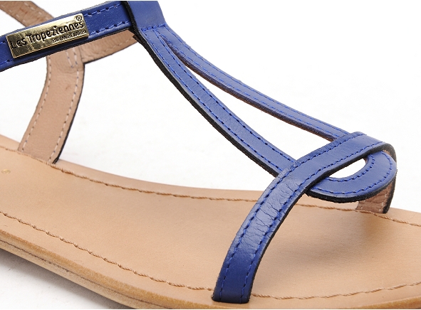 Les tropeziennes nu pieds plats femme hamess f bleu