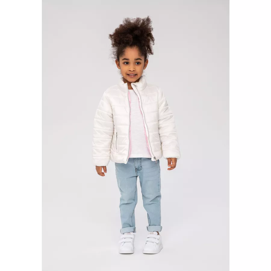 MINOTI Steppjacke mit Stehkragen Weiß