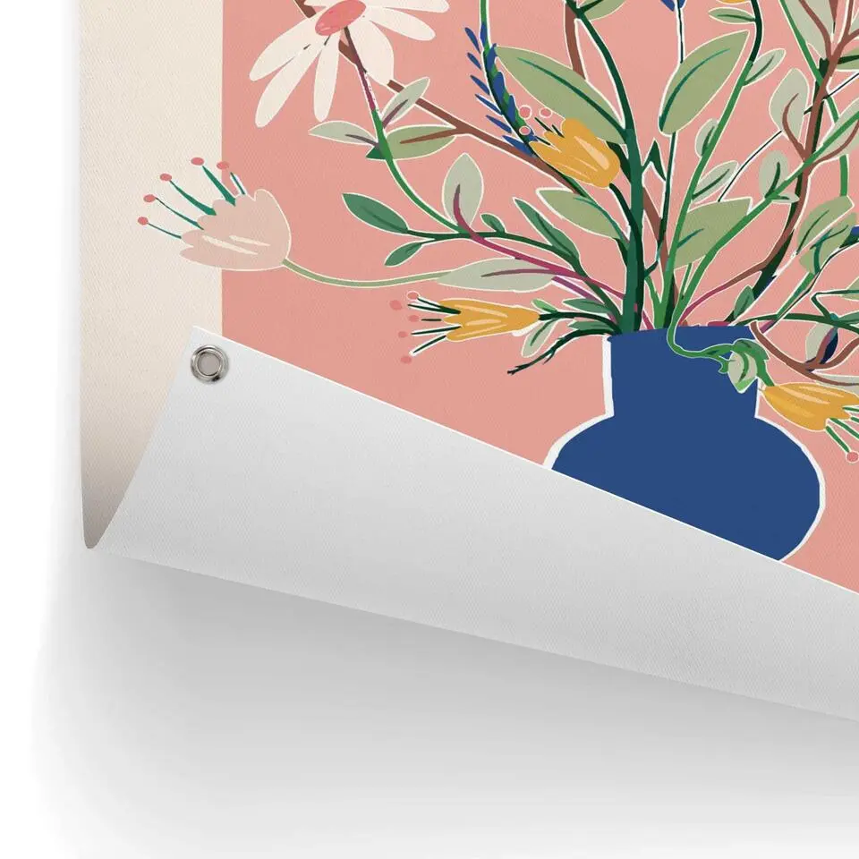 Tuinposter Bloemen - 80x60cm - Bont