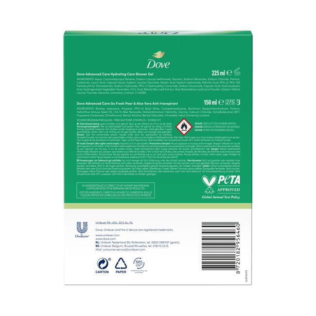 Dove Advanced Care Aloe Duo Giftset Refresh