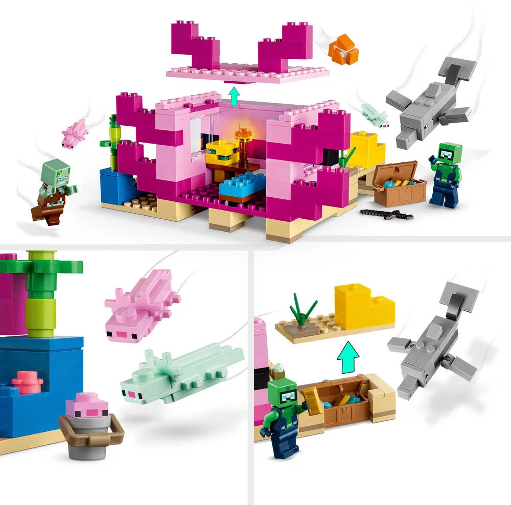LEGO®MINECRAFT™ 21247 - LA MAISON AXOLOTL