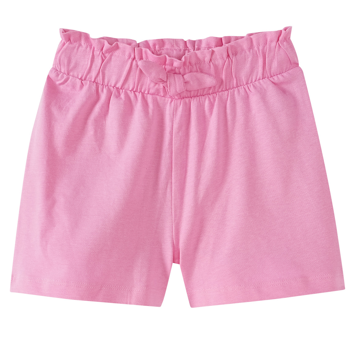 Topomini 2 Baby Shorts mit Zierschleifen hellgrün / rosa