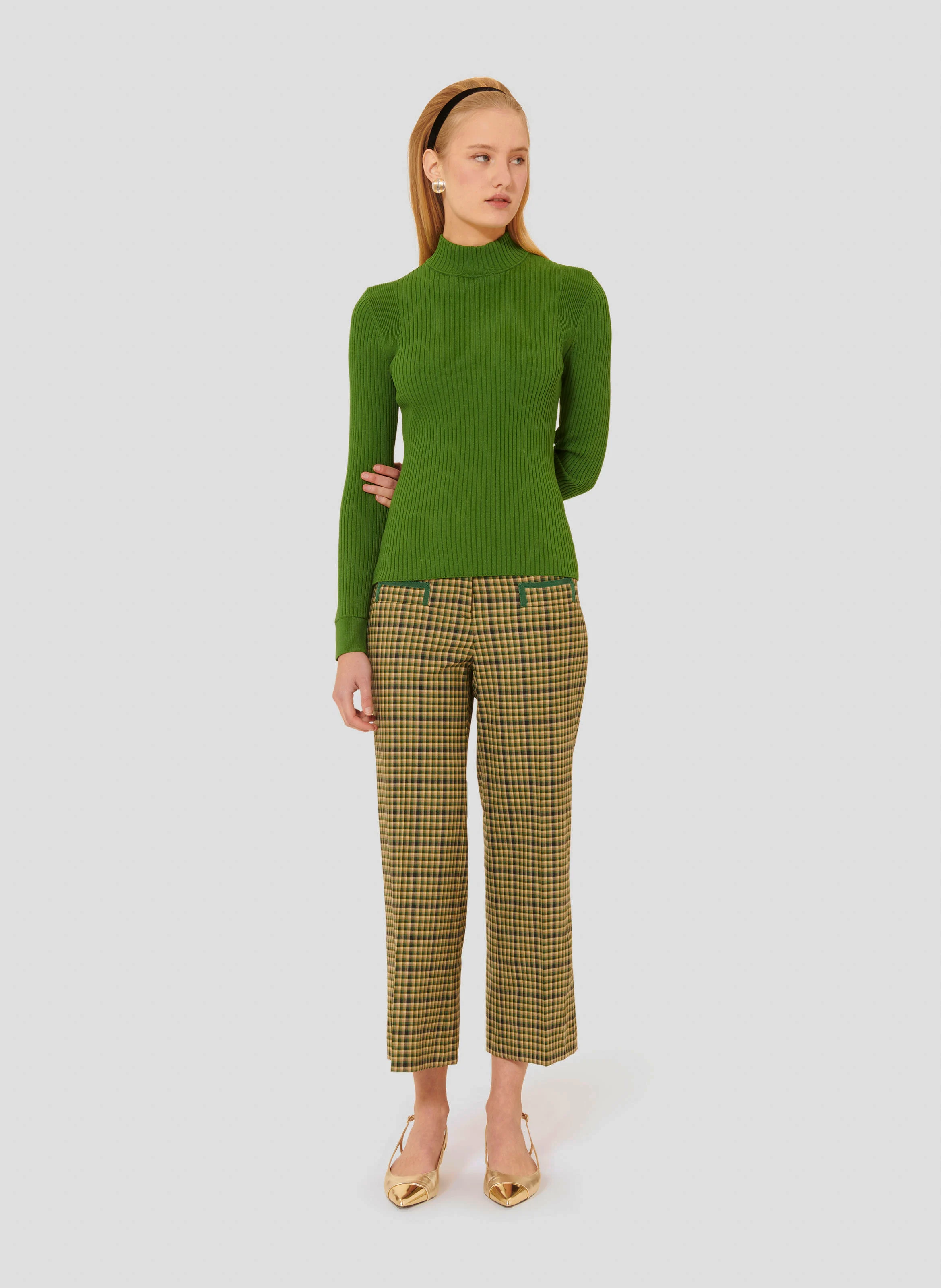 PRUDIE - Pull col rond| Vert